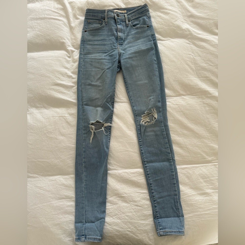 Levi Mile High skinny jeans